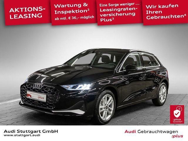 Mythosschwarz metallic Gebraucht 2025 Audi A3 Advanced Plus Limousine | 31.440 € (Superpreis) - Bild 1/4