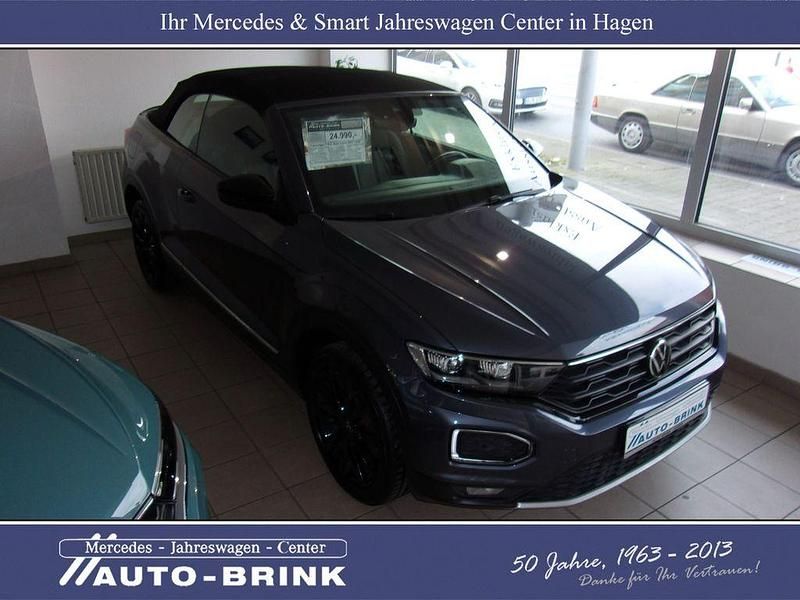 Grau Gebraucht 2021 VW T-Roc Cabriolet Style Cabrio | 23.744 € (Superpreis) - Bild 1/4