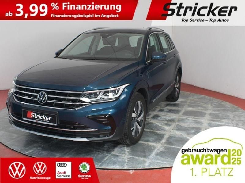 Gebraucht VW Tiguan Elegance 245 PS (180 kW) 2022 Nightshade blue metallic (metallic) SUV