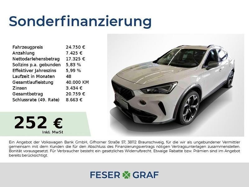 Weiss Gebraucht 2022 Cupra Formentor VZ SUV | 24.750 € (Fairer Preis) - Bild 1/3