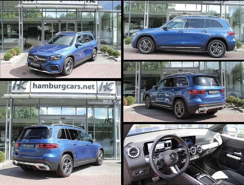 Spektralblau metallic Gebraucht 2024 Mercedes GLB220 AMG line SUV | 44.990 € (Guter Preis) - Bild 1/4