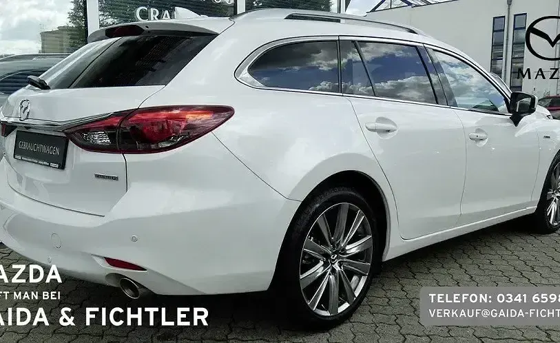 Gebraucht Mazda 6 20th Anniversary 194 PS (142 kW) 2023 Rhodium white Kombi