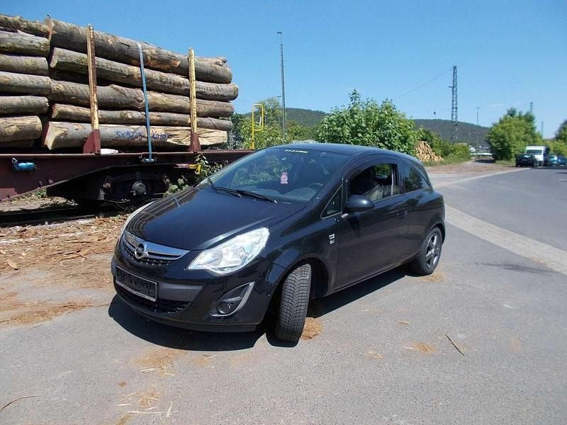 Schwarz Gebraucht 2012 Opel Corsa Limousine | 2.750 € (Superpreis) - Bild 1/4