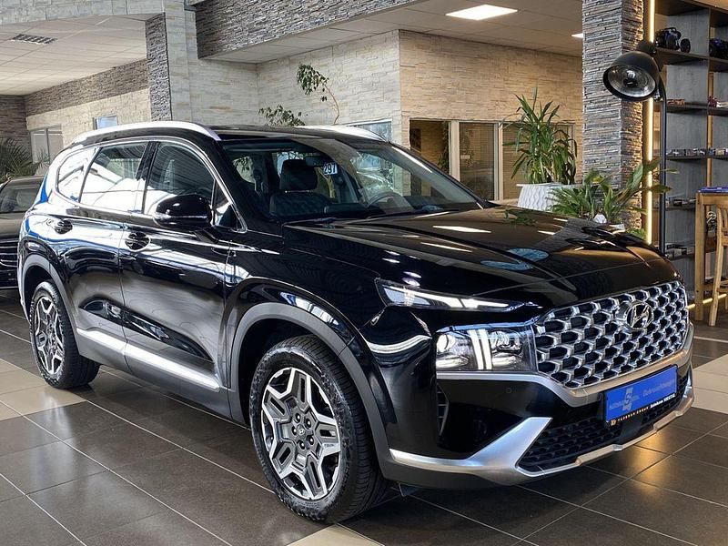 Schwarz Gebraucht 2022 Hyundai Santa Fe Prime SUV | 32.900 € (Superpreis) - Bild 1/4