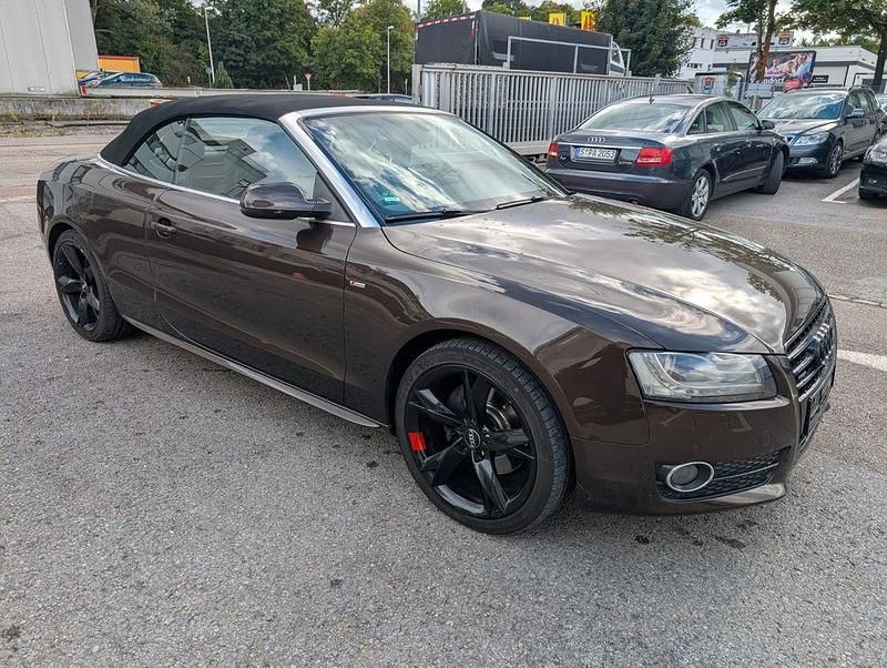 Teakbraun metallic Gebraucht 2009 Audi A5 Cabriolet S-Line Cabrio | 9.000 € (Etwas zu teuer) - Bild 1/4