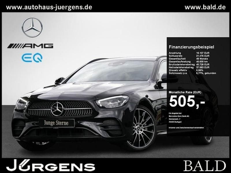Unilack schwarz Gebraucht 2022 Mercedes E400 AMG Kombi | 53.690 € (Fairer Preis) - Bild 1/4