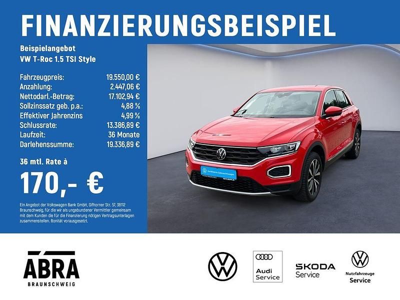 Gebraucht VW T-Roc Style 150 PS (110 kW) 2021 Rot SUV