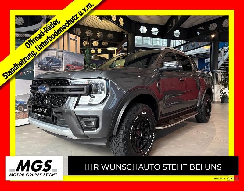 Carbonized grey metallic Neu 2025 Ford Ranger Wildtrack Abholung | 61.740 € (Fairer Preis) - Bild 1/4