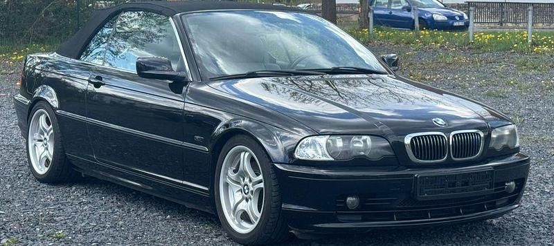 Schwarz Gebraucht 2001 BMW 320 Cabriolet Sport Line Cabrio | 5.400 € (Superpreis) - Bild 1/4