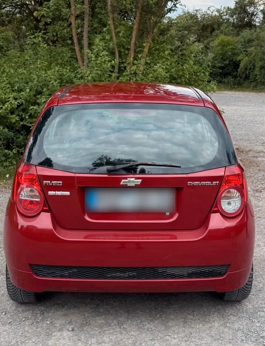 Gebraucht Chevrolet Aveo 84 PS (61 kW) 2009 Rot Kleinwagen