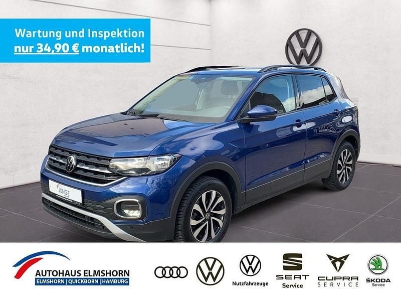 Gebraucht VW T-Cross Active 95 PS (69 kW) 2021 Reef blue metallic SUV