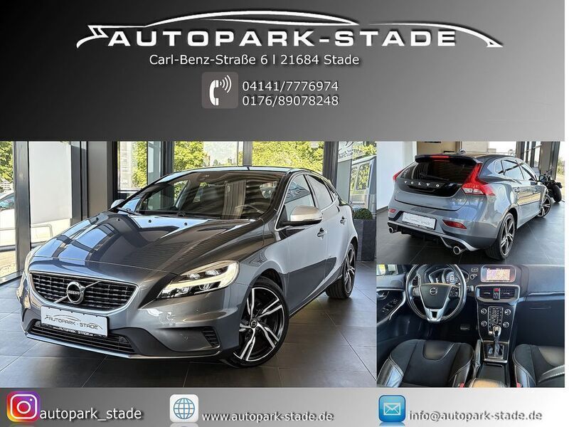 Grau Gebraucht 2017 Volvo V40 R-Design Kombi | 14.999 € (Fairer Preis) - Bild 1/4