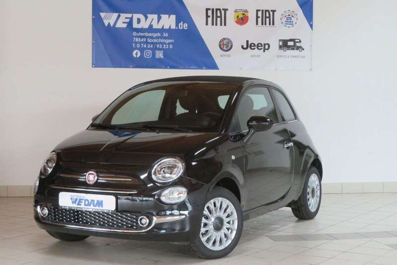 Vesuvio schwarz Neu 2024 Fiat 500C Dolcevita Cabrio | 18.440 € (Fairer Preis) - Bild 1/4