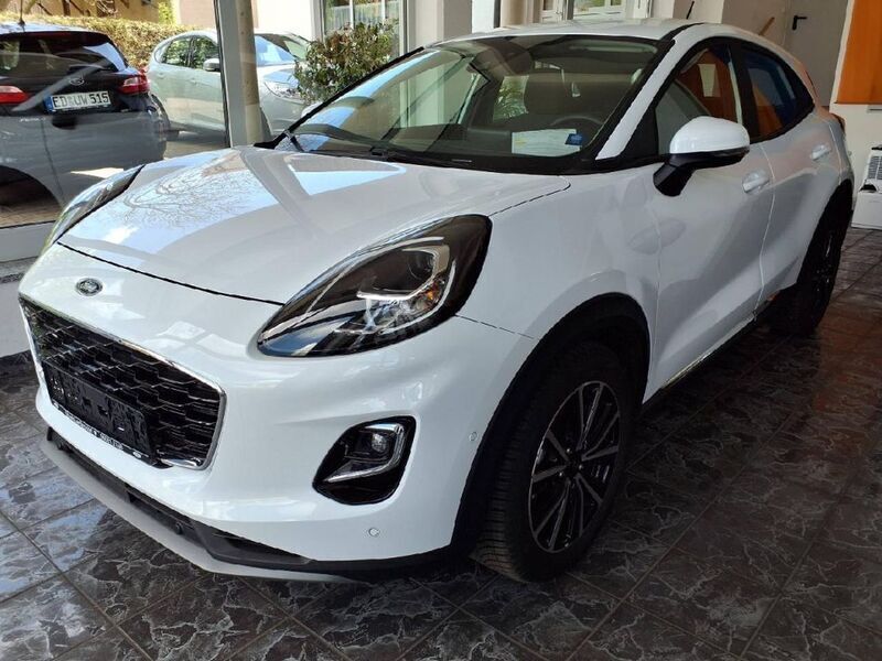 Frost weiß Gebraucht 2024 Ford Puma Titanium SUV | 20.900 € (Superpreis) - Bild 1/4