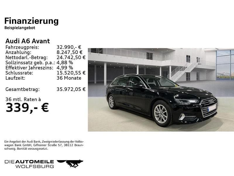 Gebraucht Audi A6 Sport 204 PS (150 kW) 2022 Brillantschwarz Kombi