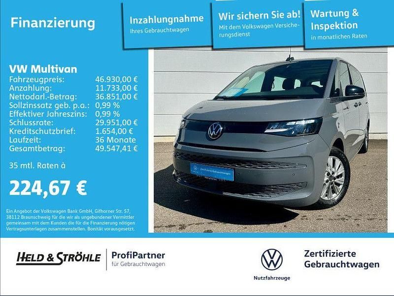 Grau Gebraucht 2023 VW Multivan Van / Kleinbus | 46.930 € (Superpreis) - Bild 1/3