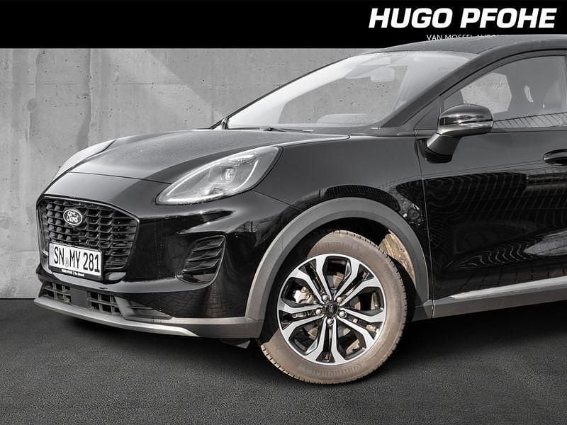 Schwarz Gebraucht 2024 Ford Puma Gen-E Titanium SUV | 26.599 € - Bild 1/4
