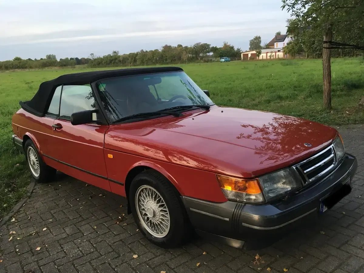 Gebraucht Saab 900 160 PS (117 kW) 1988 Rot Cabrio