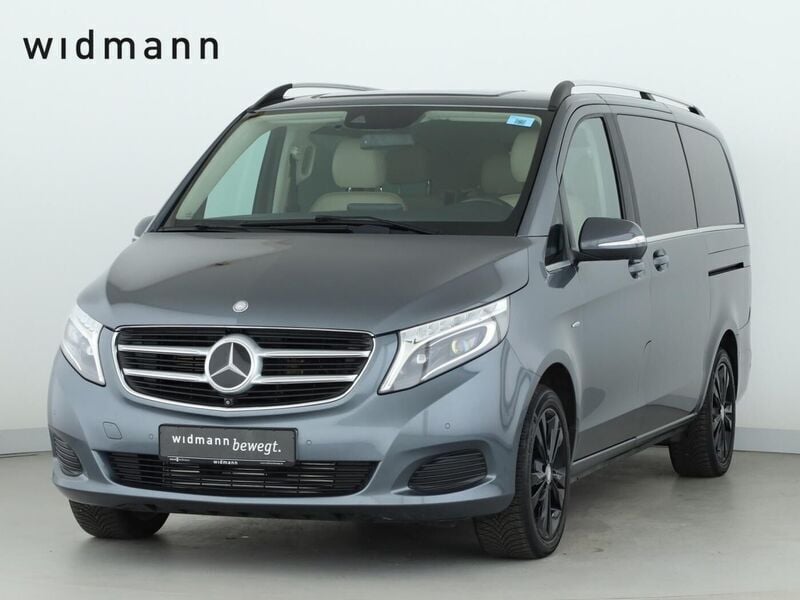 Flintgrau metallic Gebraucht 2015 Mercedes V250 Avantgarde Edition Van / Kleinbus | 29.850 € (Superpreis) - Bild 1/4