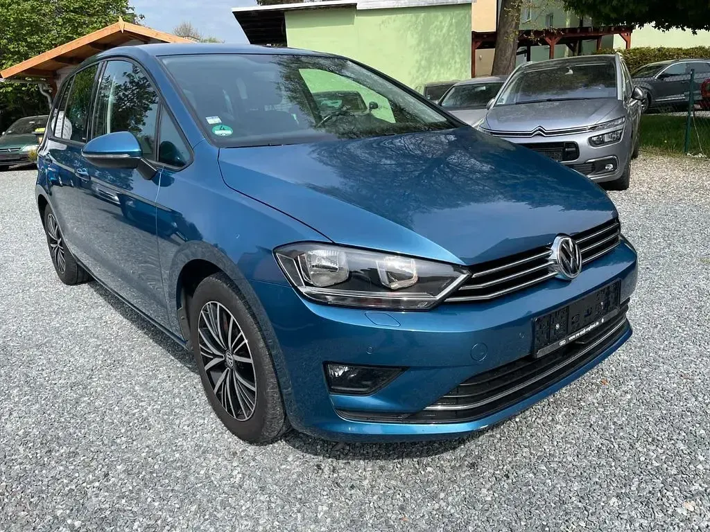 Gebraucht VW Golf Sportsvan Allstar 150 PS (110 kW) 2016 Blau Van / Kleinbus