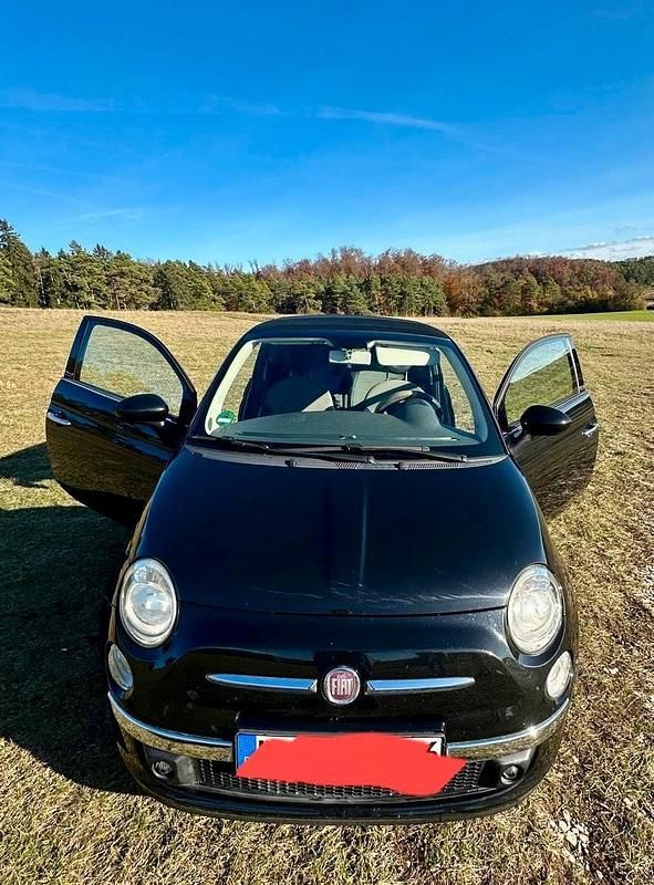 Gebraucht Fiat 500 Lounge 69 PS (50 kW) 2011 Schwarz Cabrio