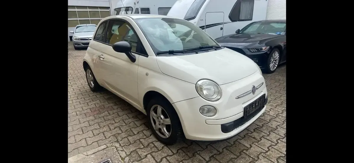 Gebraucht Fiat 500 69 PS (50 kW) 2009 Weiß Cabrio