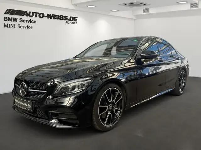 Ung. schwarz unilack (schwarz) Gebraucht 2020 Mercedes C300 Sport Limousine | 30.900 € (Etwas zu teuer) - Bild 1/4