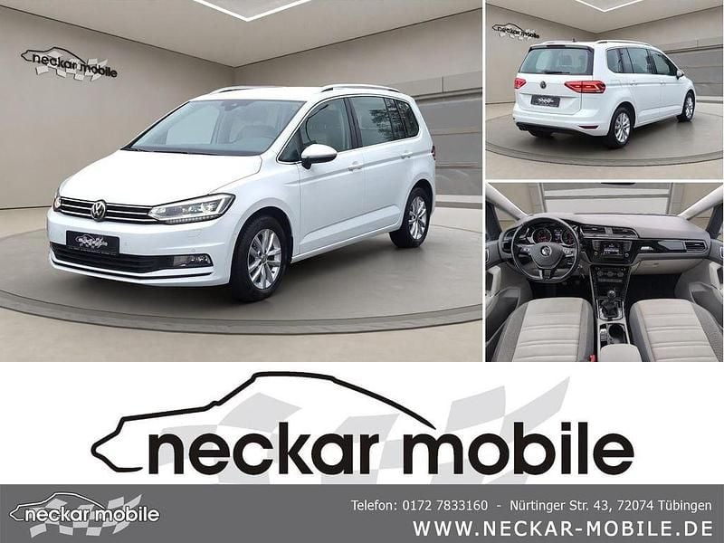 Second-hand VW Touran Highline 150 CP (110 kW) 2017 Alb Monovolum