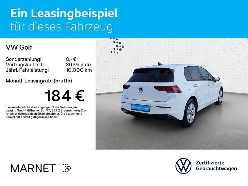 Gebraucht VW Golf VIII Life 131 PS (96 kW) 2023 Pure white Limousine