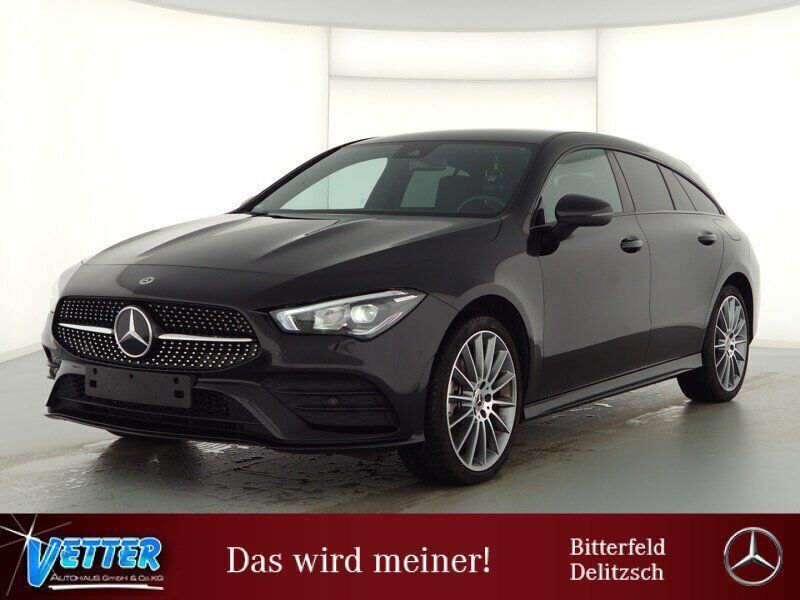 Schwarz Gebraucht 2021 Mercedes CLA250e Shooting Brake AMG Kombi | 41.990 € - Bild 1/4