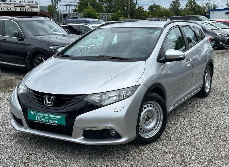 Silber Gebraucht 2014 Honda Civic Sport Kombi | 11.990 € (Superpreis) - Bild 1/4