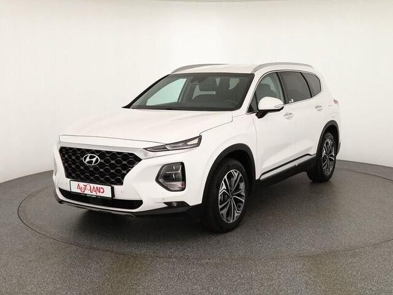 Weiß Gebraucht 2020 Hyundai Santa Fe Premium SUV | 31.990 € (Fairer Preis) - Bild 1/4