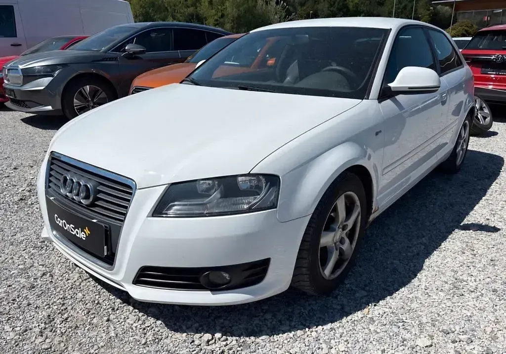Gebraucht Audi A3 S-Line 125 PS (91 kW) 2009 Weiß Kleinwagen