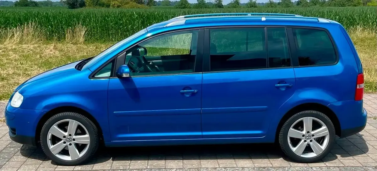 Gebraucht VW Touran 116 PS (85 kW) 2004 Blau Van / Kleinbus