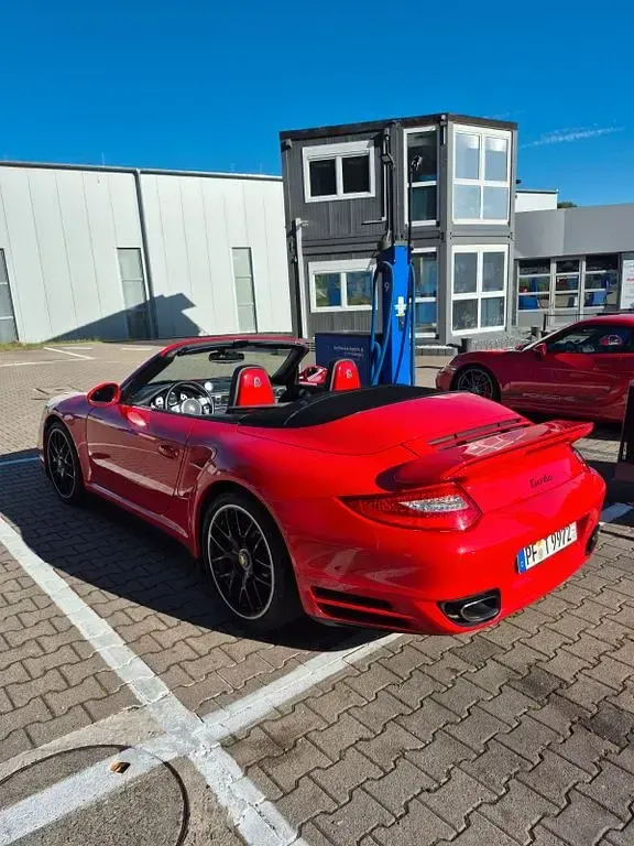 Gebraucht Porsche 997 Turbo 500 PS (367 kW) 2009 Rot Cabrio