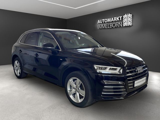 Schwarz brillantschwarz Gebraucht 2020 Audi Q5 S-Line SUV | 29.950 € (Superpreis) - Bild 1/4