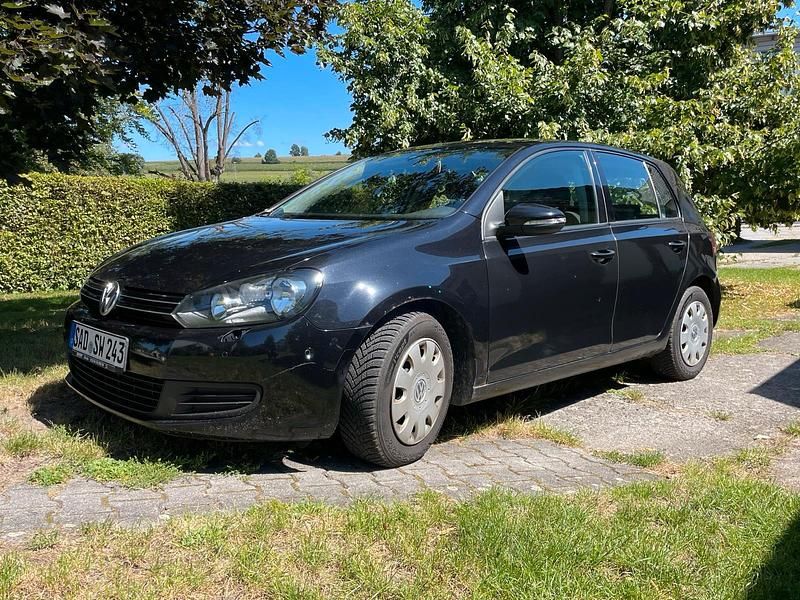 Schwarz Gebraucht 2009 VW Golf VI Kleinwagen | 2.200 € - Bild 1/4