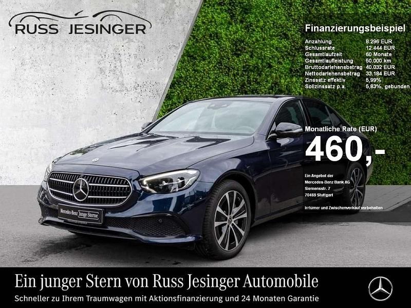 Blau Gebraucht 2022 Mercedes E300 Avantgarde Limousine | 39.980 € (Etwas zu teuer) - Bild 1/3