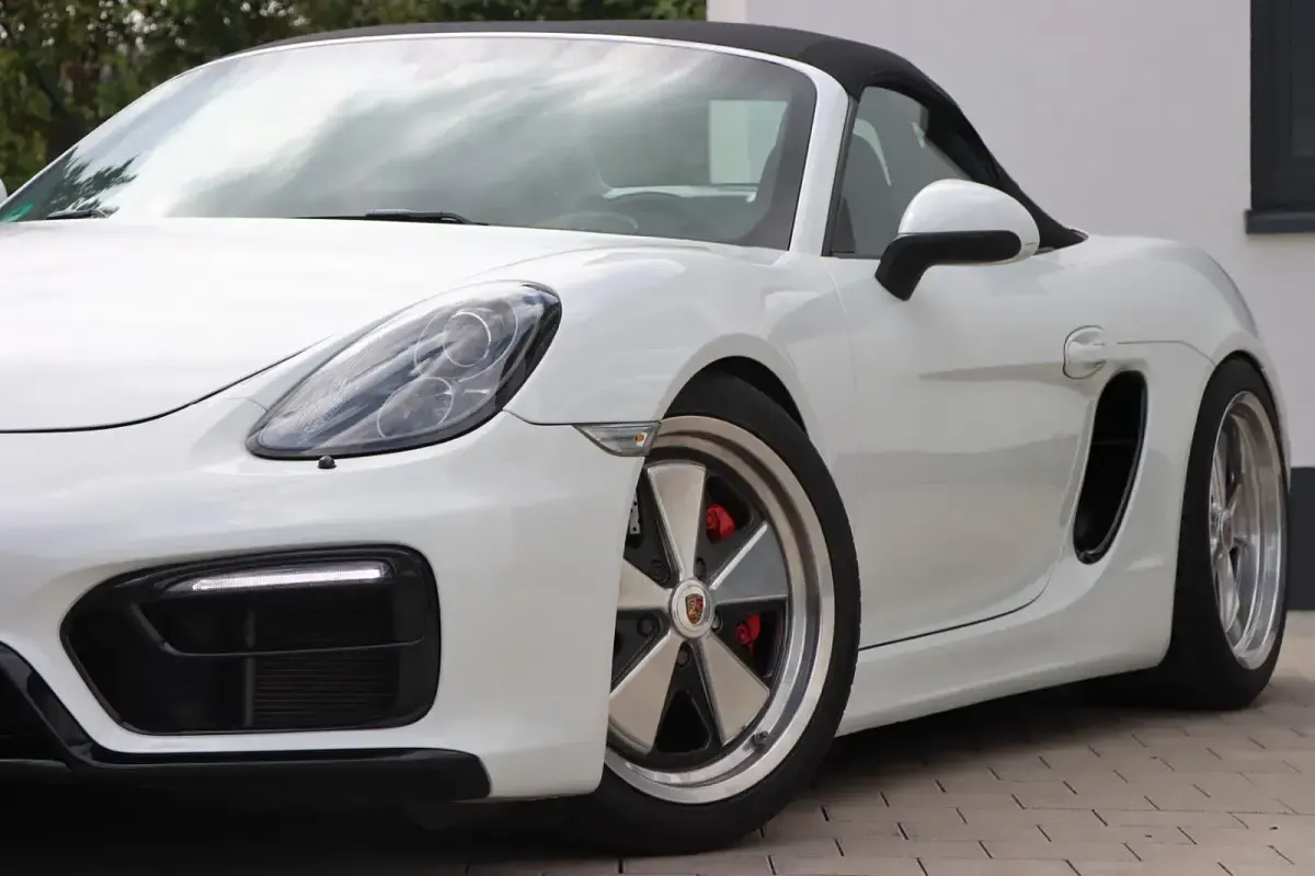 Gebraucht Porsche Boxster 330 PS (242 kW) 2016 Weiß Cabrio