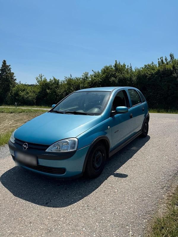 Blau Gebraucht 2002 Opel Corsa Kleinwagen | 999 € (Guter Preis) - Bild 1/4