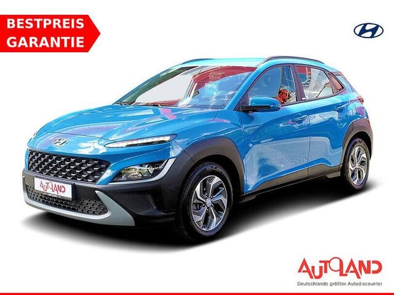 Blau Gebraucht 2021 Hyundai Kona Select SUV | 21.490 € (Etwas zu teuer) - Bild 1/4