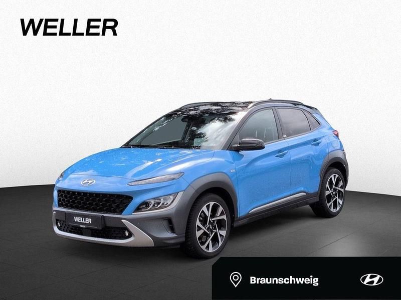 Blau Gebraucht 2021 Hyundai Kona Prime SUV | 16.750 € (Guter Preis) - Bild 1/4