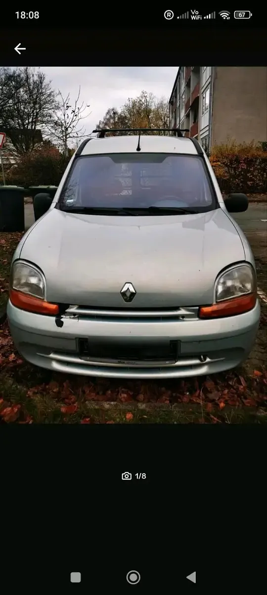 Gebraucht Renault Kangoo 59 PS (43 kW) 2001 Van / Kleinbus