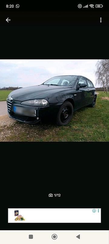 Schwarz Gebraucht 2006 Alfa Romeo 147 Kleinwagen | 1.000 € (Fairer Preis) - Bild 1/4