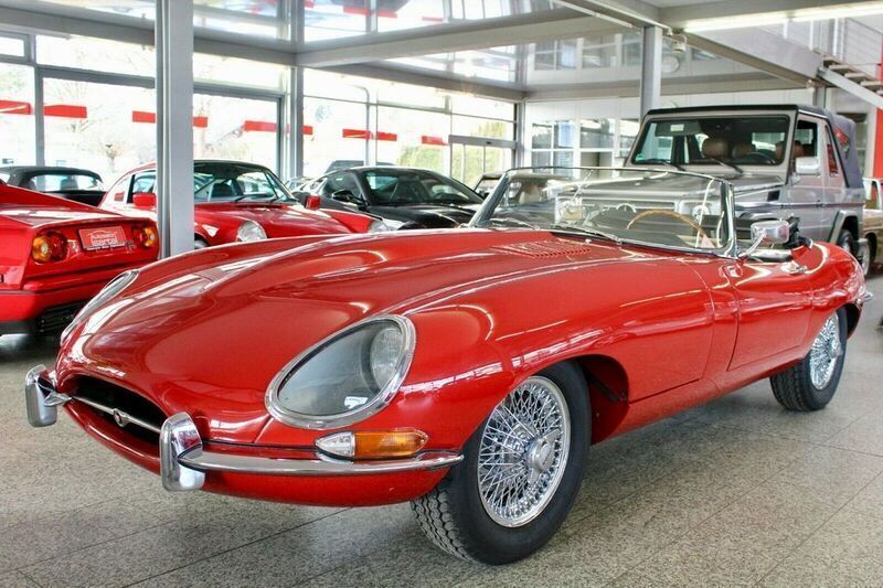 Second-hand Jaguar E-Type S 269 CP (197 kW) 1963 Roșu Cabrio