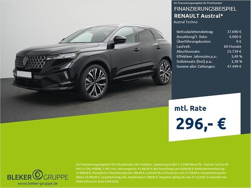 Sternenschwarz Gebraucht 2025 Renault Austral Techno SUV | 41.690 € - Bild 1/3