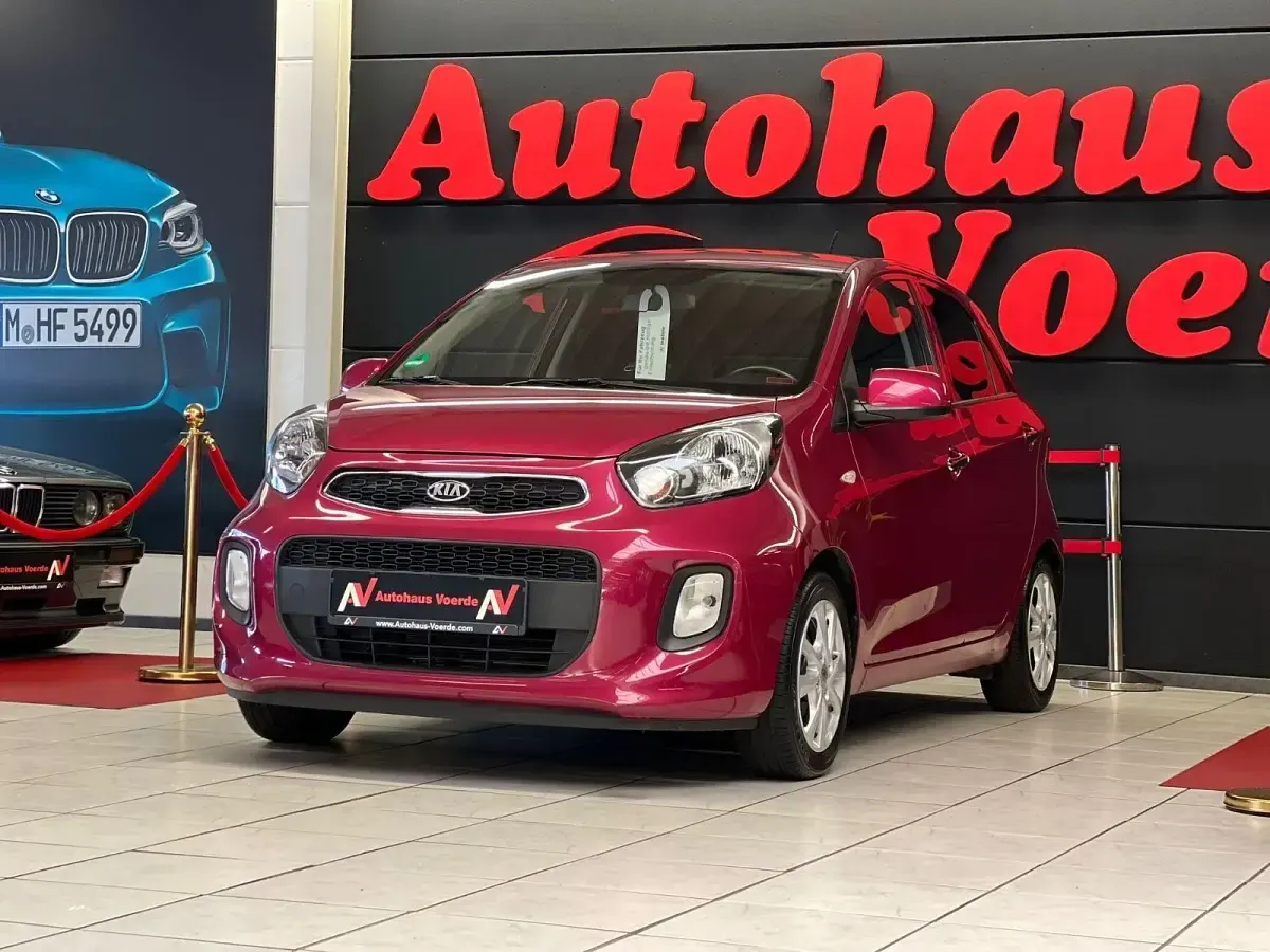 Gebraucht Kia Picanto DREAM-TEAM Edition 67 PS (49 kW) 2016 Rot Kleinwagen