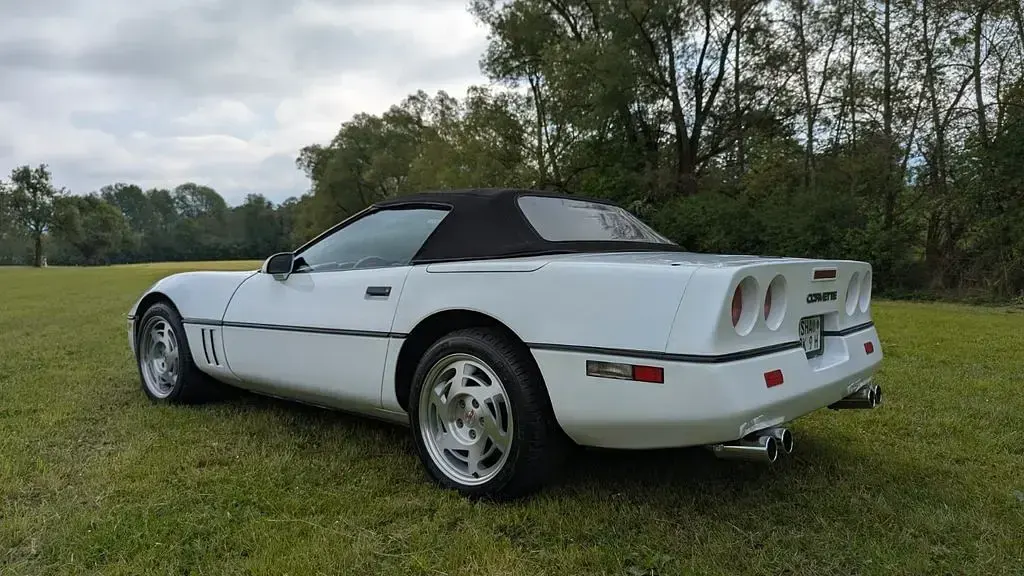 Gebraucht Corvette C4 247 PS (181 kW) 1992 Weiß Cabrio