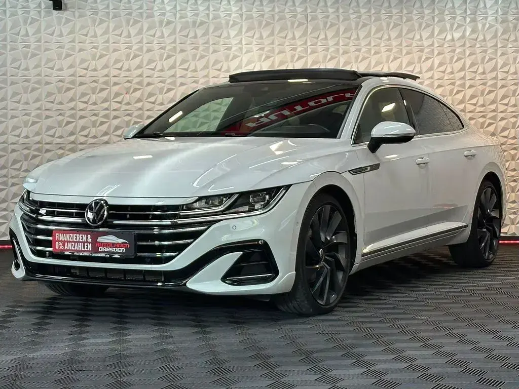 Gebraucht VW Arteon R-line 200 PS (147 kW) 2021 Weiß Limousine