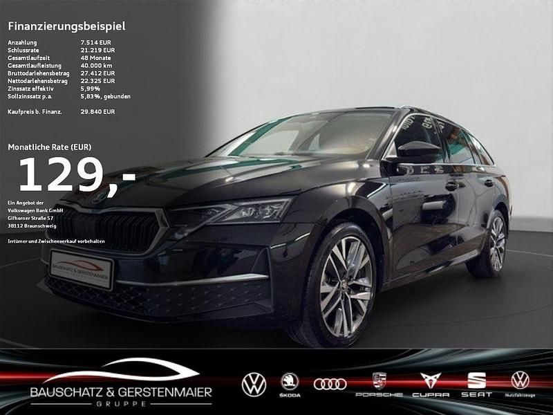 Schwarz Gebraucht 2024 Skoda Octavia Exclusive Kombi | 29.840 € (Fairer Preis) - Bild 1/4
